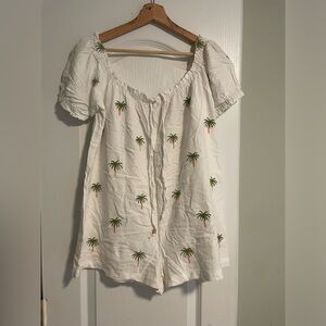 Linen jumpsuit, size L from Brazil